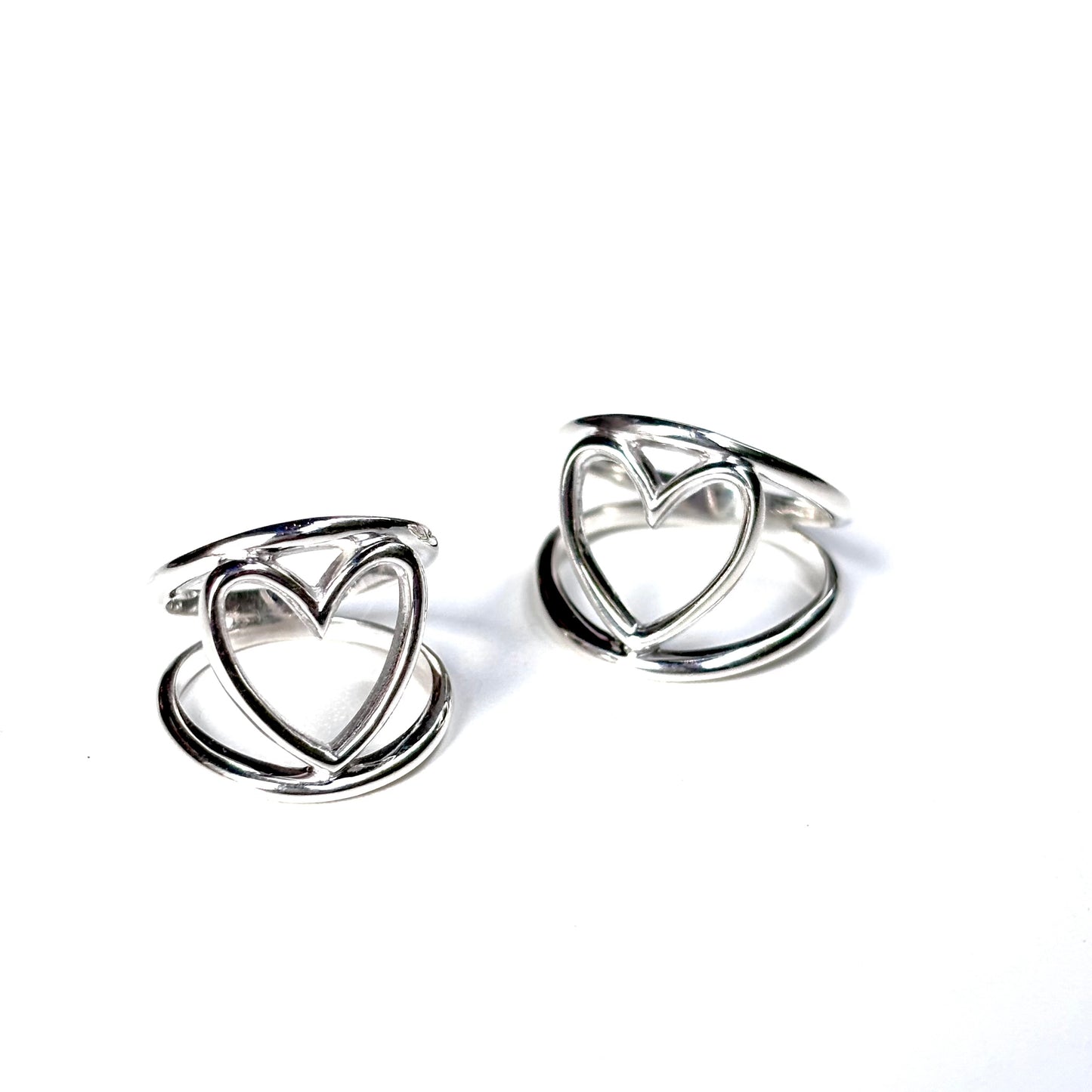 Heart plain ring 40