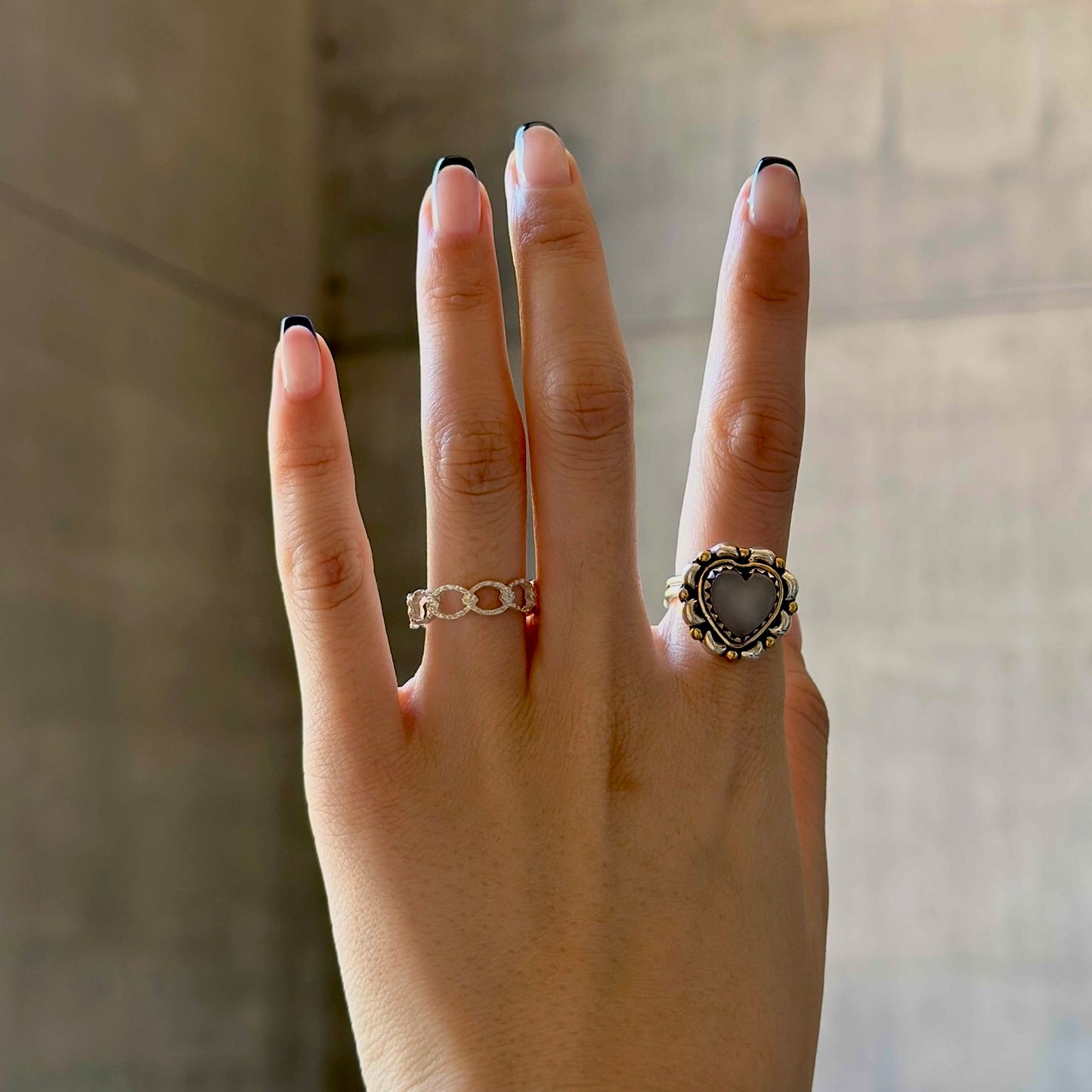 Silver925 plain ring 72