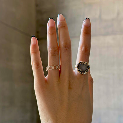 Silver925 plain ring 72