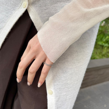 【Bijumam poco】silver925 plain  ring 3