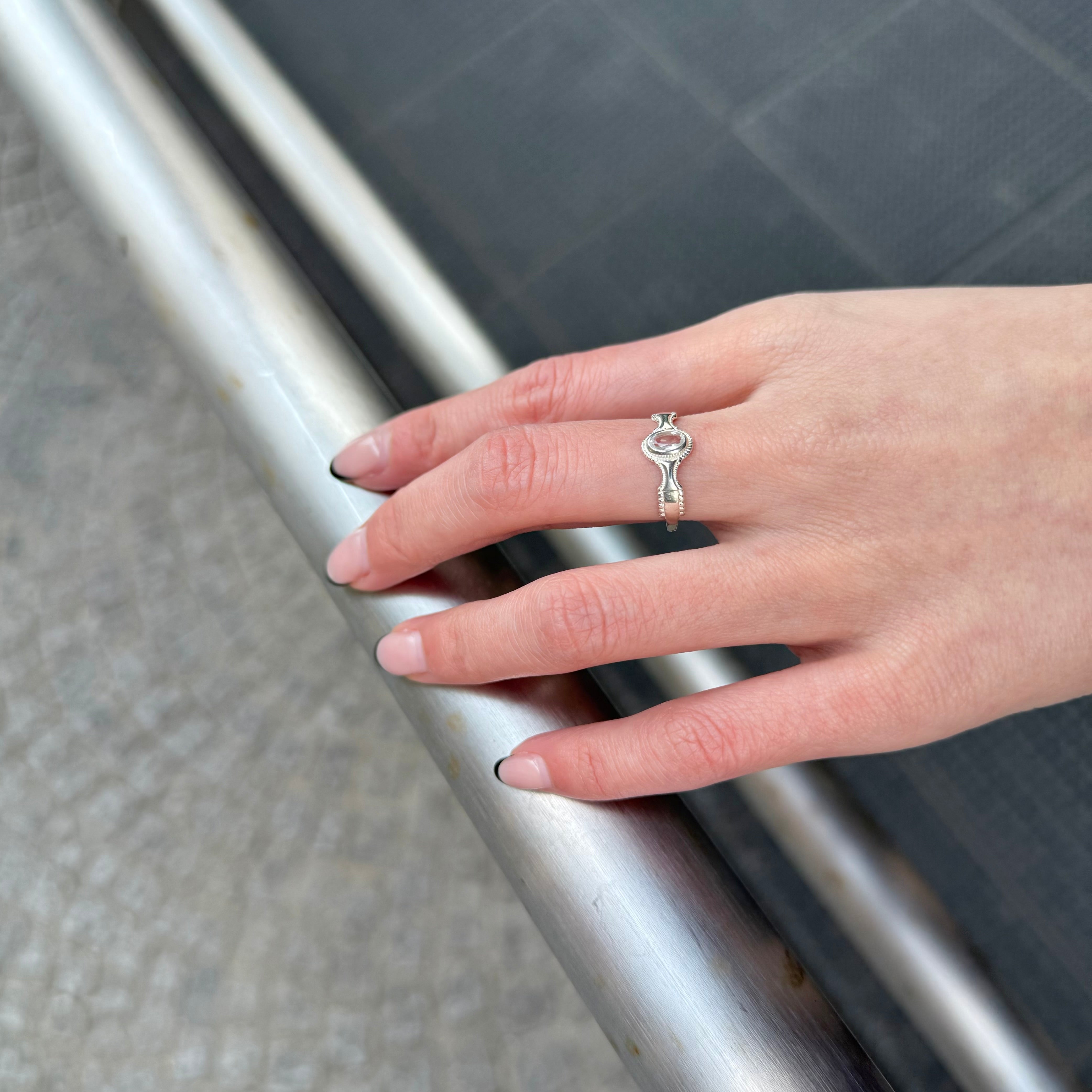 Herkimer diamond ring 5 – Biju mam Herkimer diamond ring 5 – Biju mam