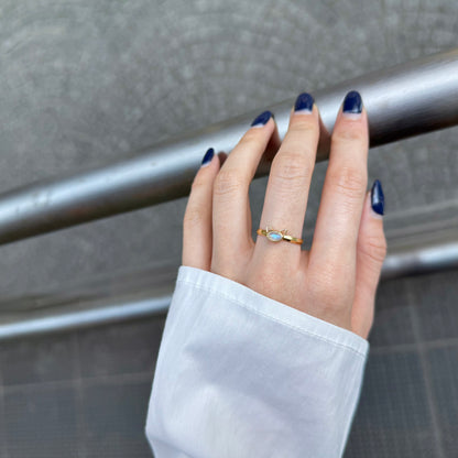 Brass Cat design ring 2