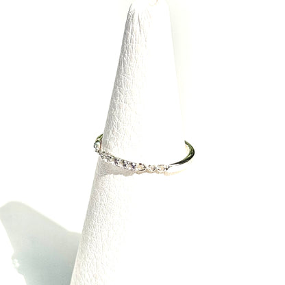 〈オンライン先行再入荷〉White topaz ring 1