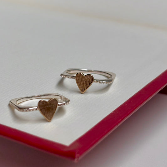 Heart plain ring 33