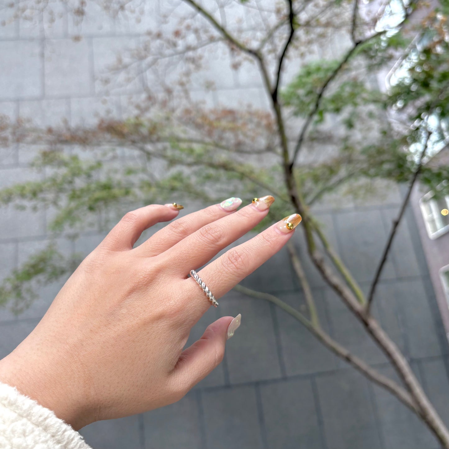 Silver925 plain ring 93