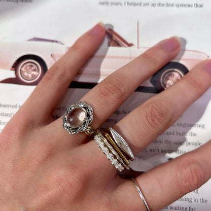 Silver925 design ring 75