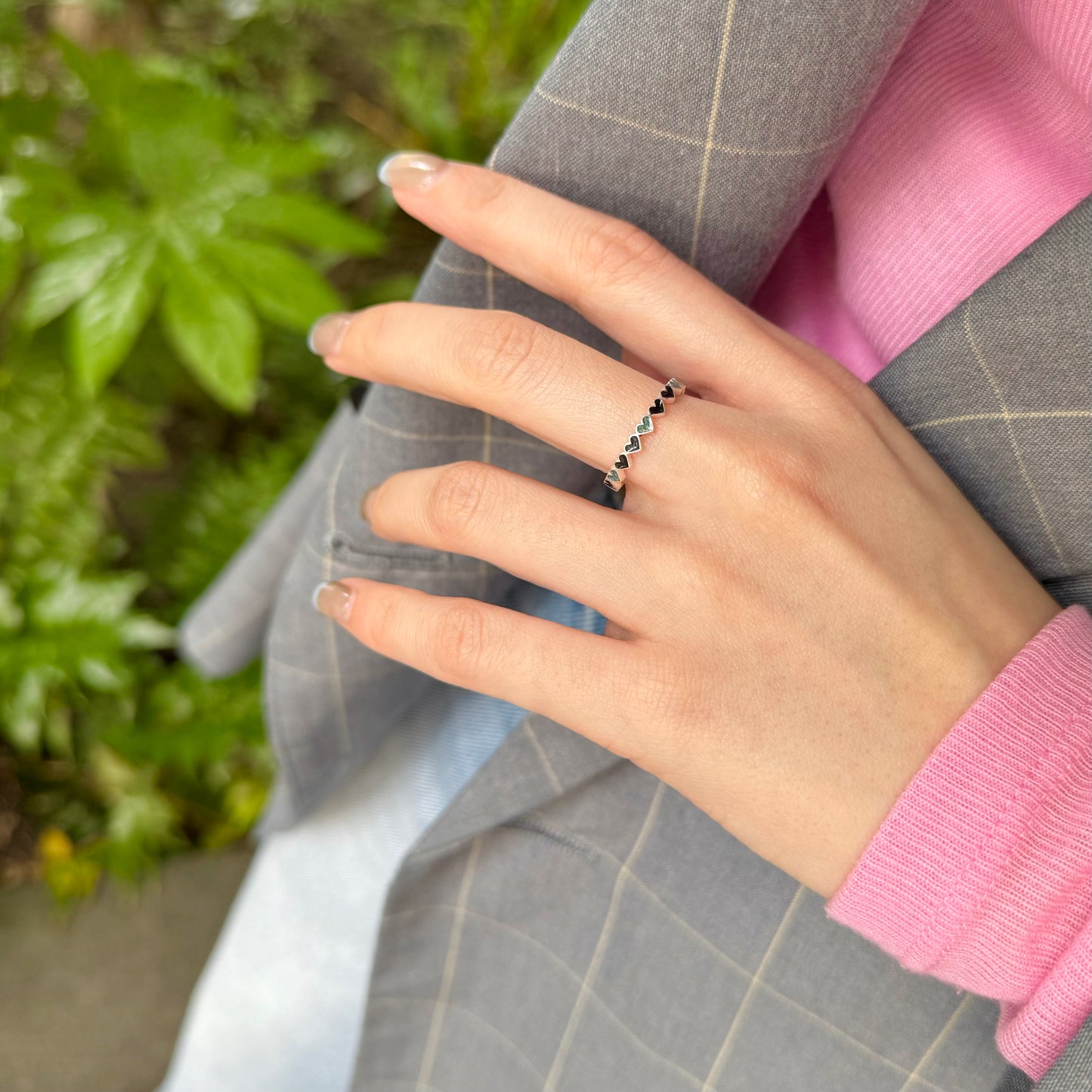 〈福岡限定〉Heart enamel ring