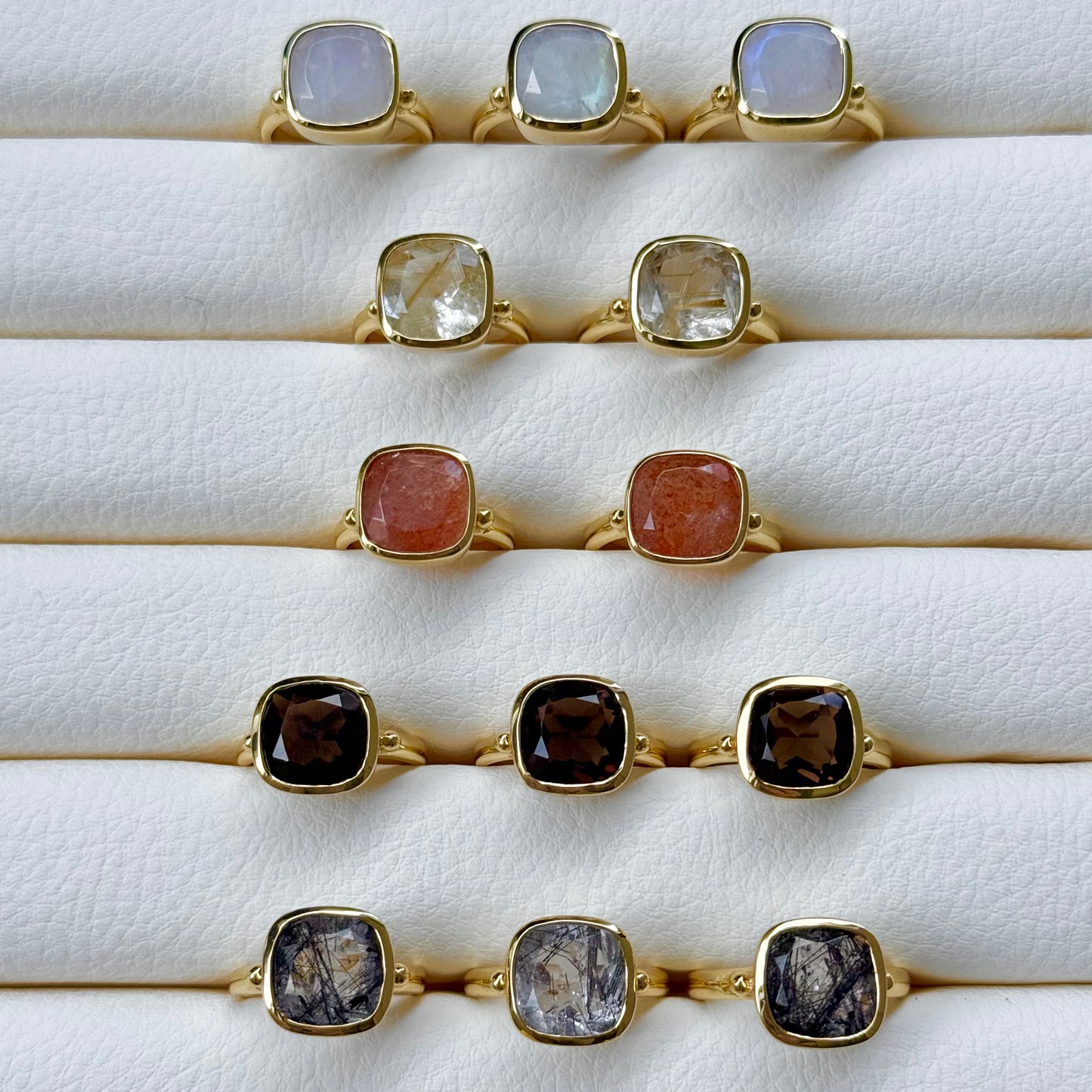 Brass square ring