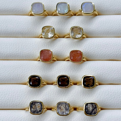 Brass square ring
