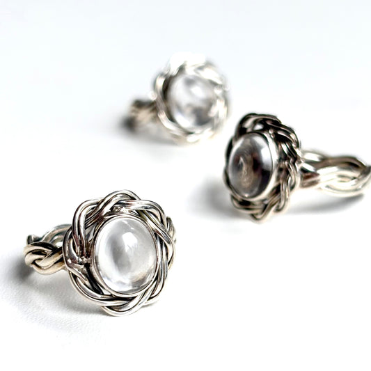 Silver925 design ring 75