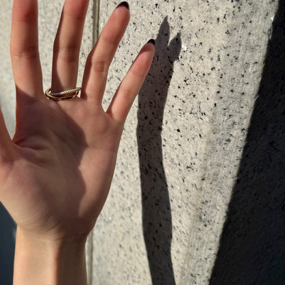 Silver925×Brass plain ring29