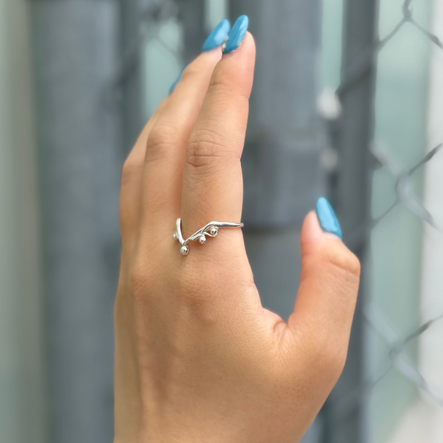 Silver925 plain ring 28