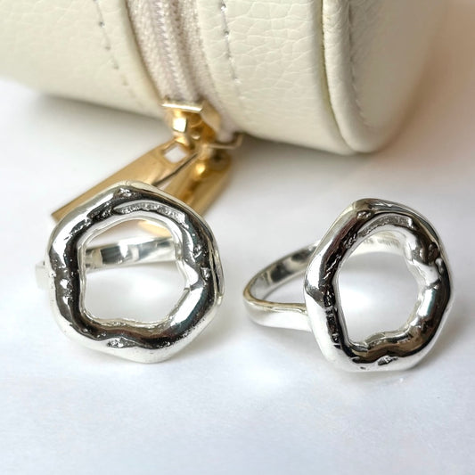 Silver925 plain ring 62