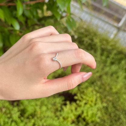 Silver925 V design ring 6