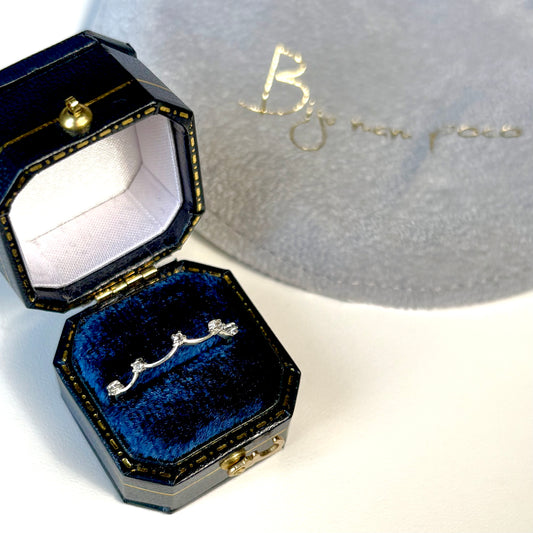 【Biju mam poco】 White topaz ring 1