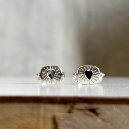 Heart design ring 11