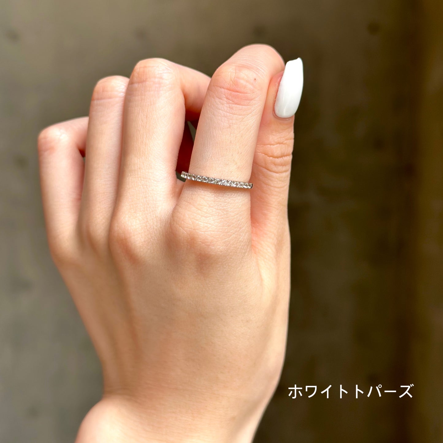 【Biju mam poco】Stone simple ring