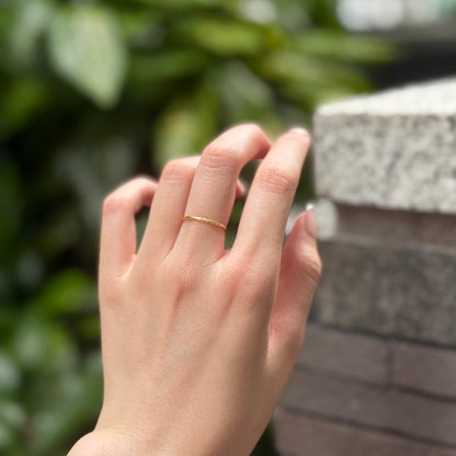 Brass plain ring 17