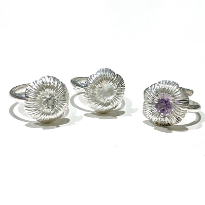 Flower design ring 8