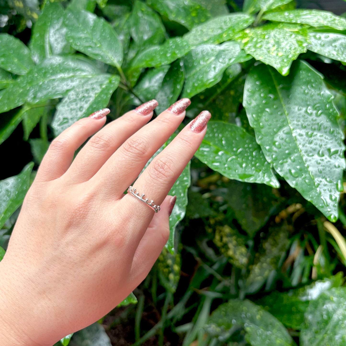 Silver925 plain ring 41