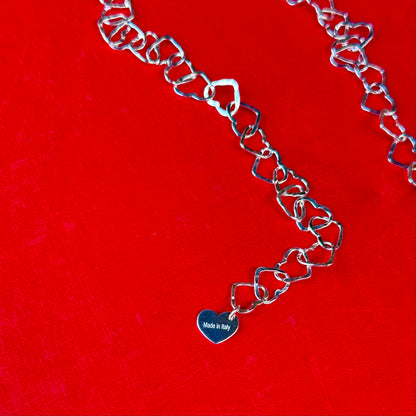 Italian chain necklace〈Heart〉1