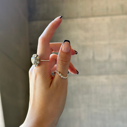Silver925 plain ring 73