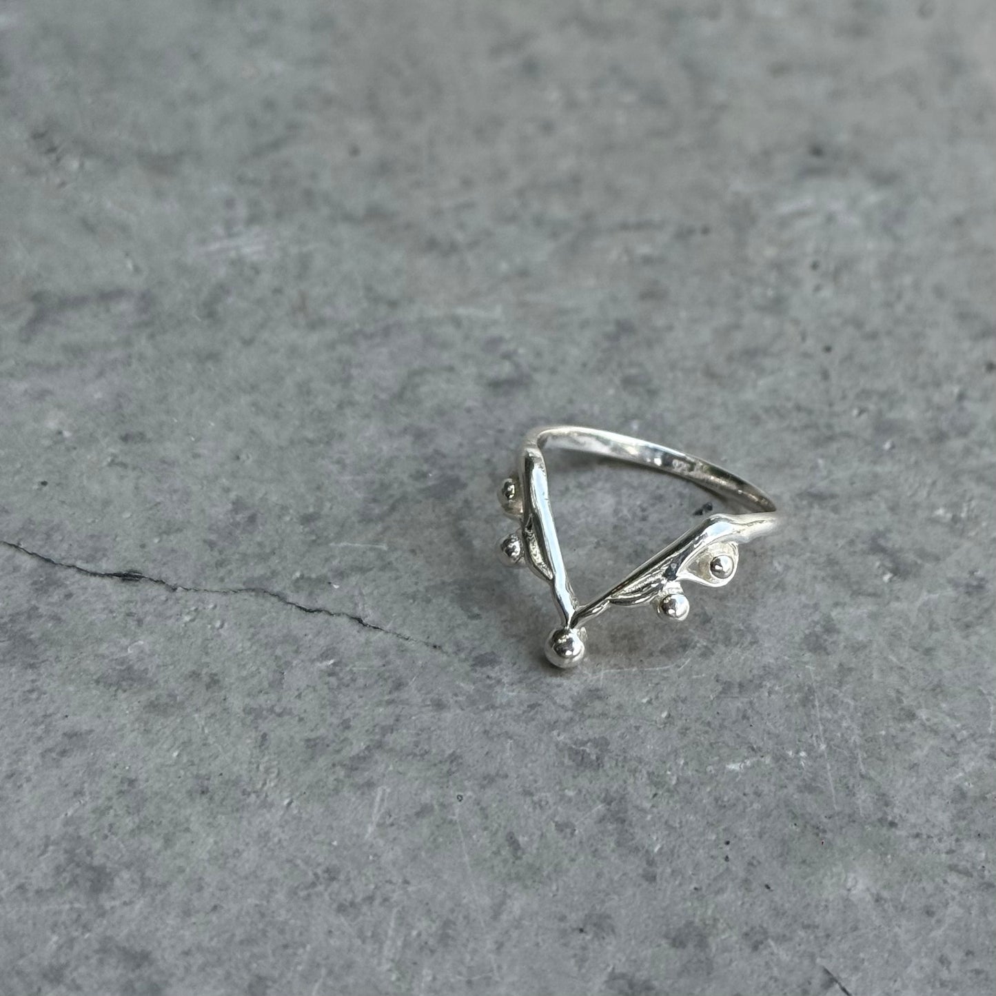 Silver925 plain ring 28