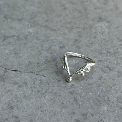 Silver925 plain ring 28