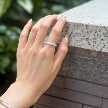 Rose plain ring