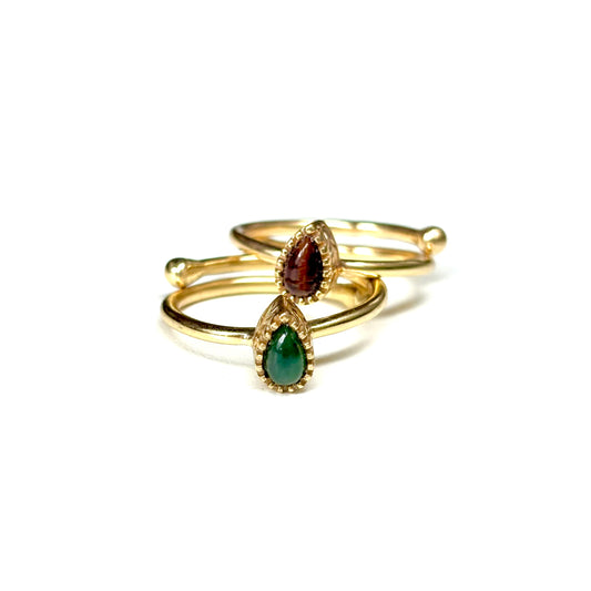 Brass petit ring 7