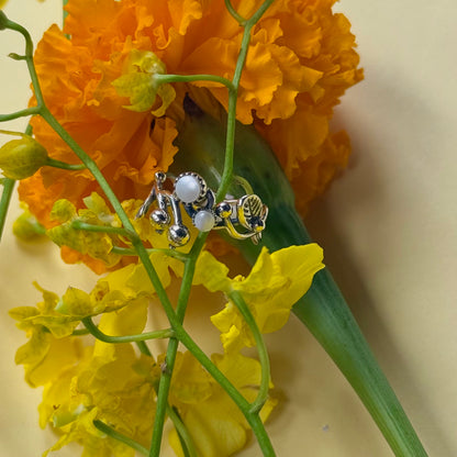 Pearl design ring 10