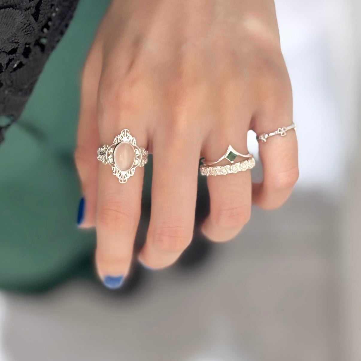 Crystal ring 5