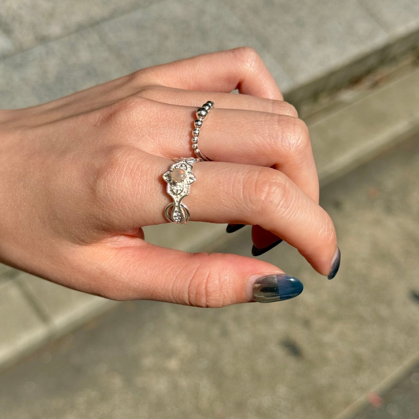 Silver925 design ring 96