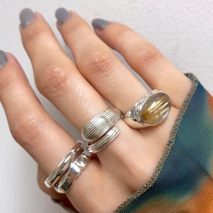 Silver925 plain ring 68