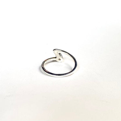 Silver925 wave ring 7