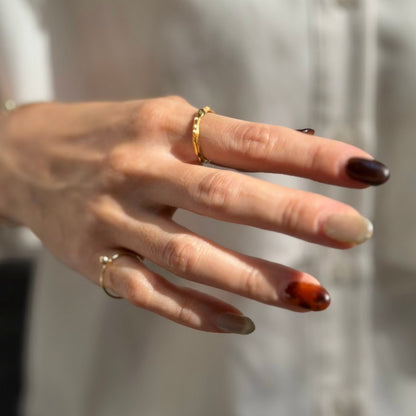 Brass plain ring 26