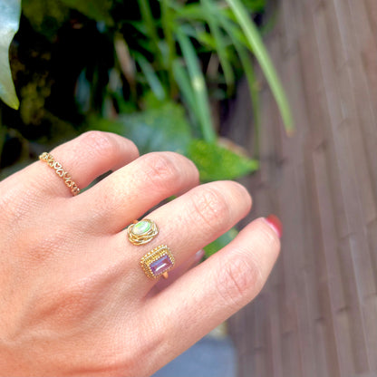 Brass Heart plain ring 1