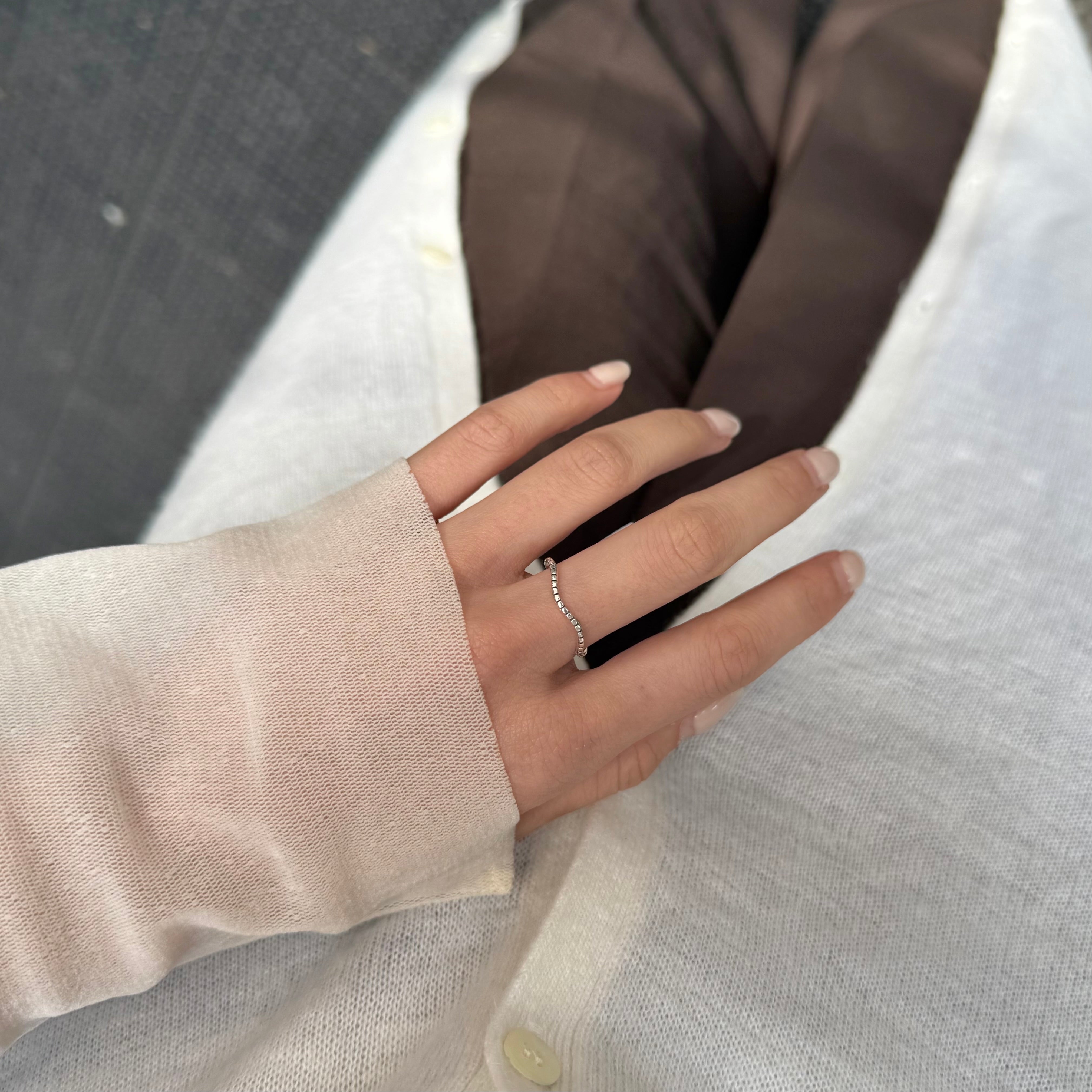 Bijumam poco】Silver925 plain ring 1 – Biju mam