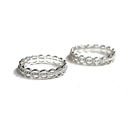 Silver925 plain ring 107