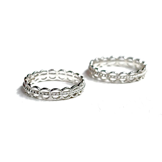 Silver925 plain ring 107