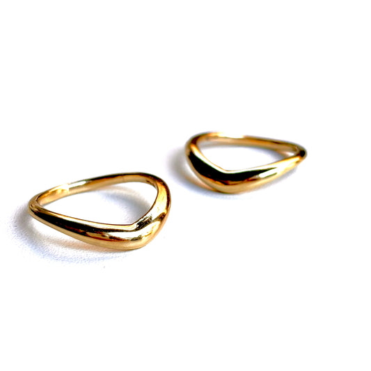 Brass plain ring 22