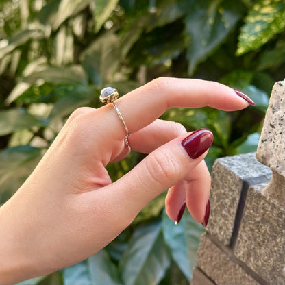 Silver925×Brass design ring 24