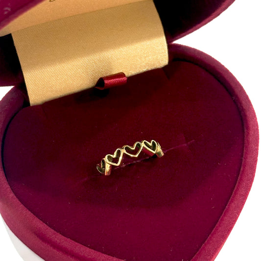 Heart plain ring 60