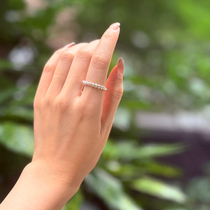 Silver925 plain ring 59