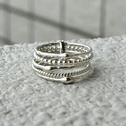 【6/21販売終了】《オンライン先行》Silver925 stacking plain ring