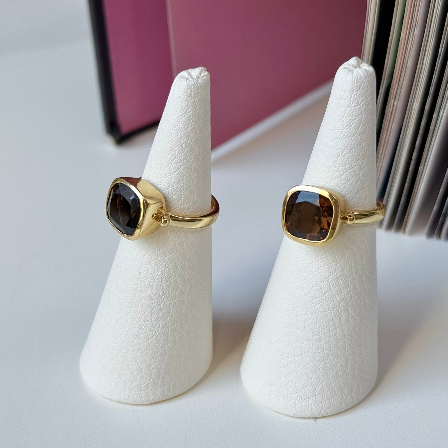 Brass square ring