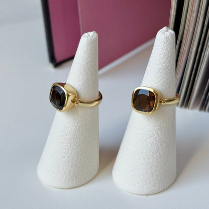 Brass square ring