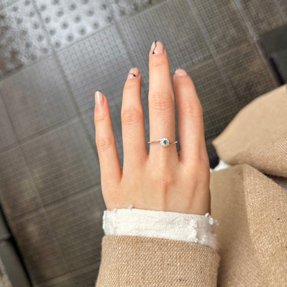 Flower design ring 9