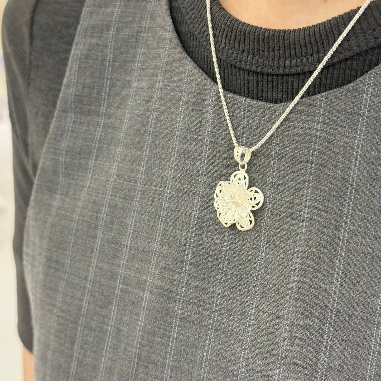 Filigree charm