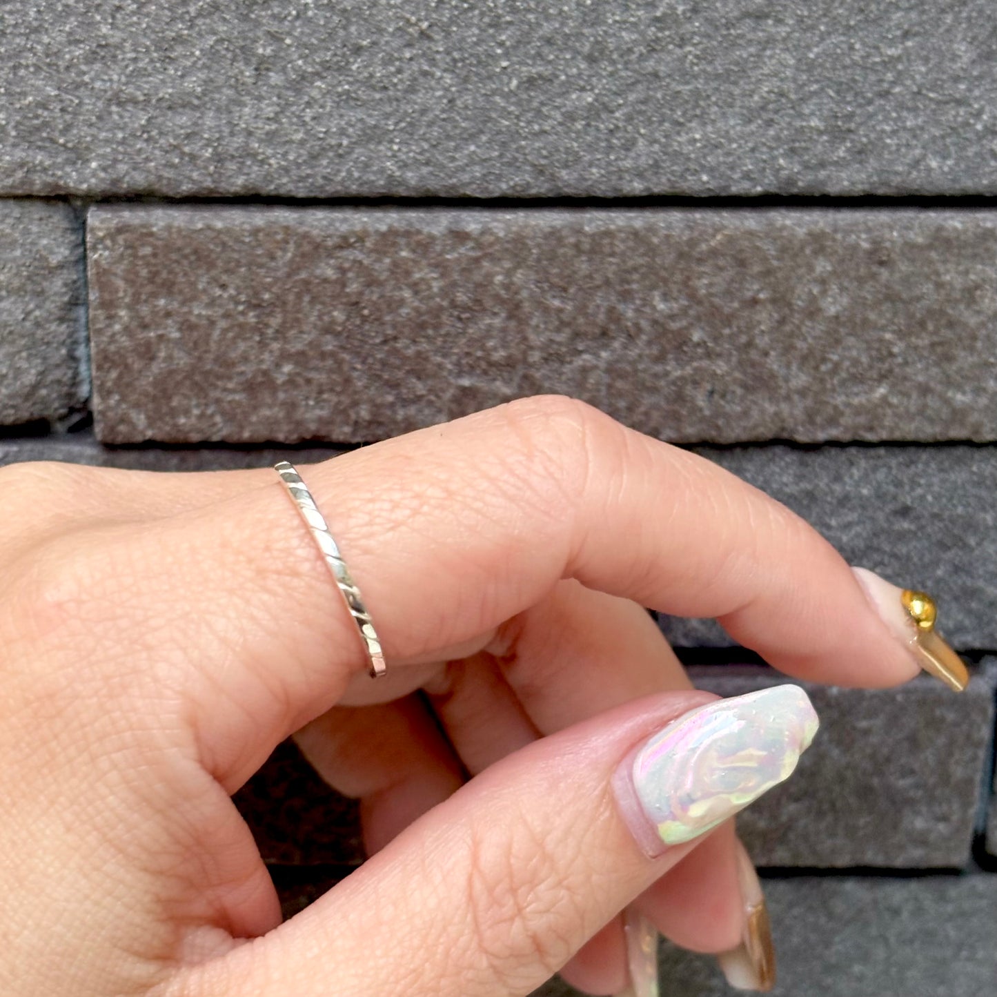 Silver925 plain ring 96